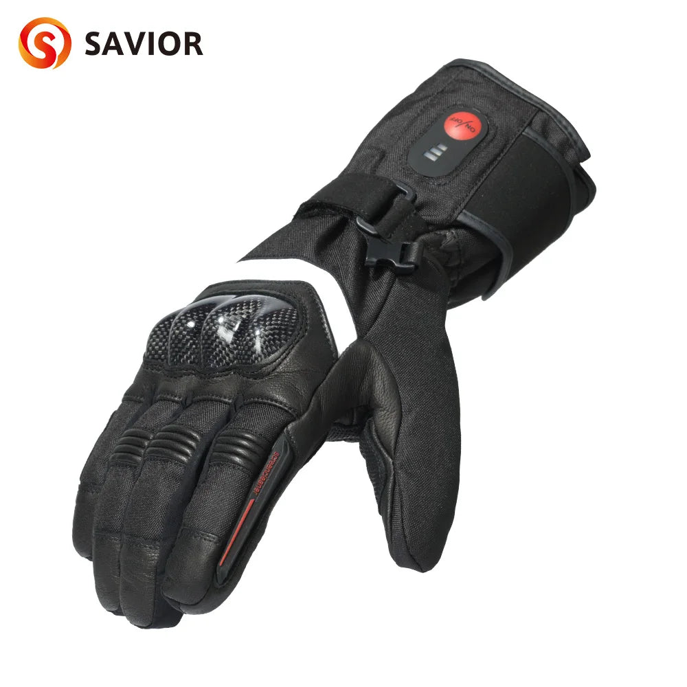 Snow Deer Electric Heated Gloves Winter Battery Heating Thermal Gloves Waterproof