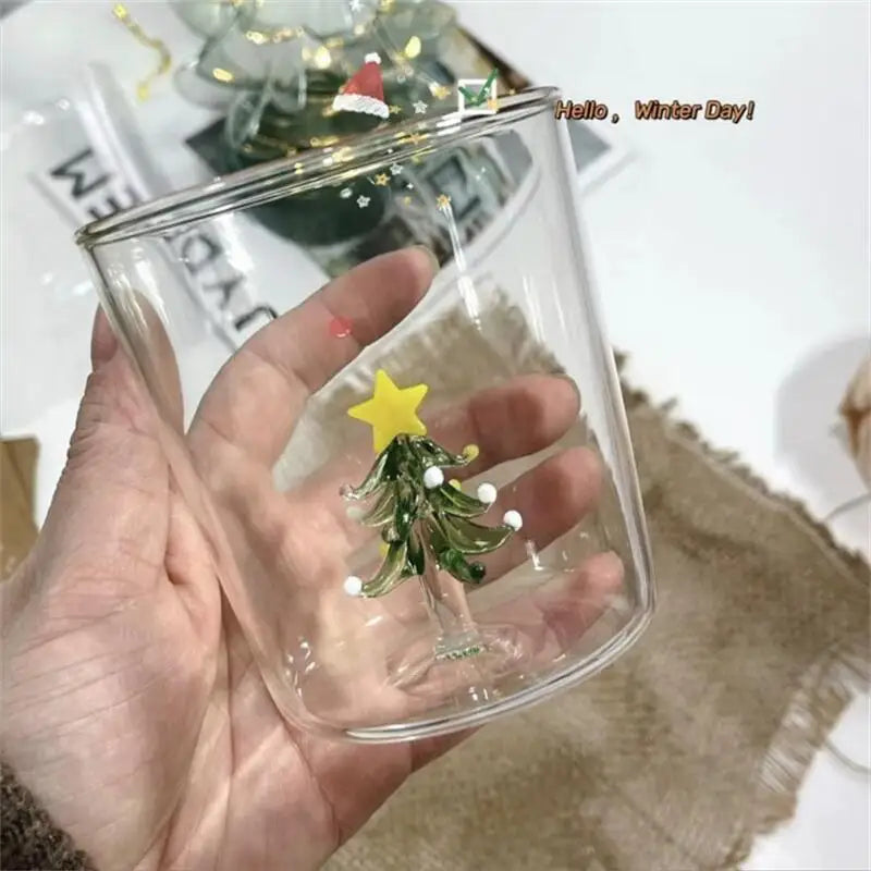 3D Animal Flower Built-in  Glass Heat-resistant