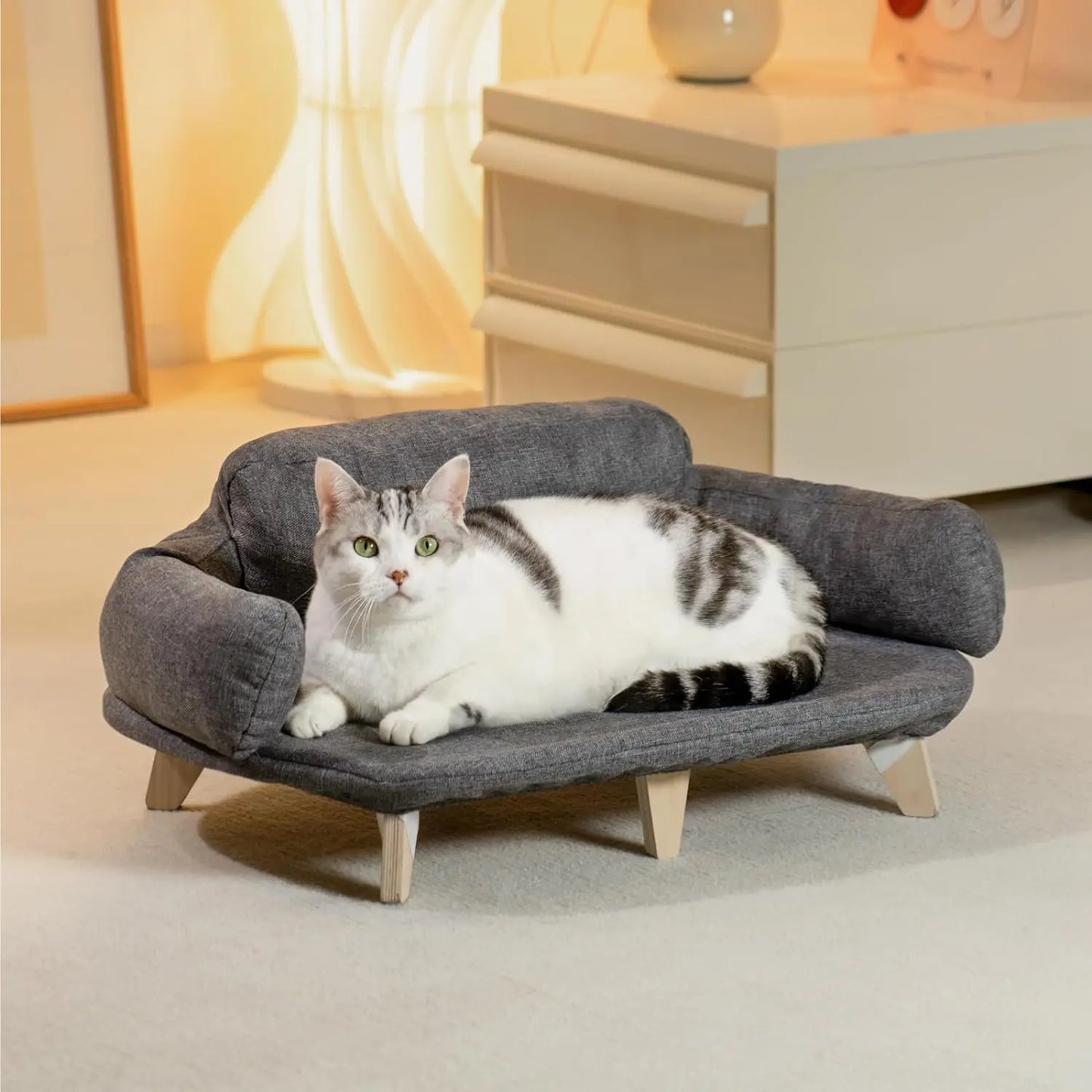 Cat Bed with Removable Washable Cover