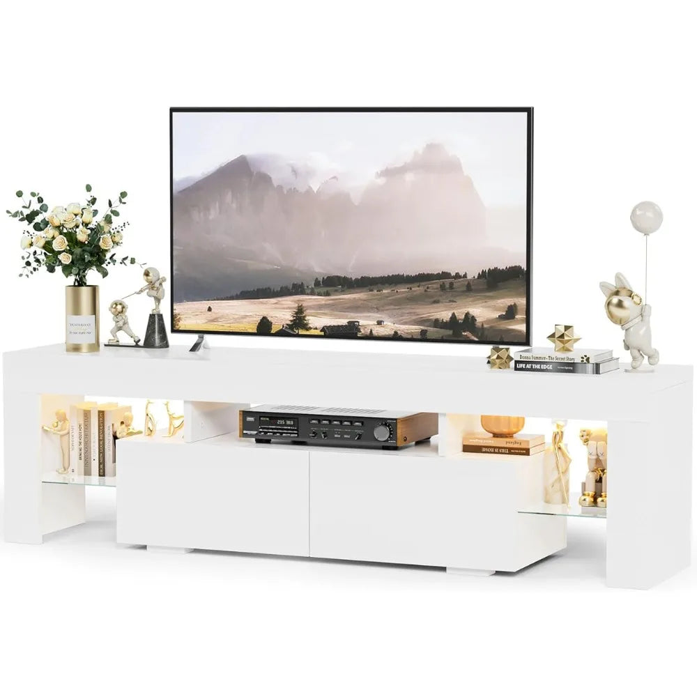 Modern LED TV Stand for Televisions up to 70 Inch