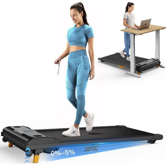 Walking Pad, Under Desk Treadmill with Incline