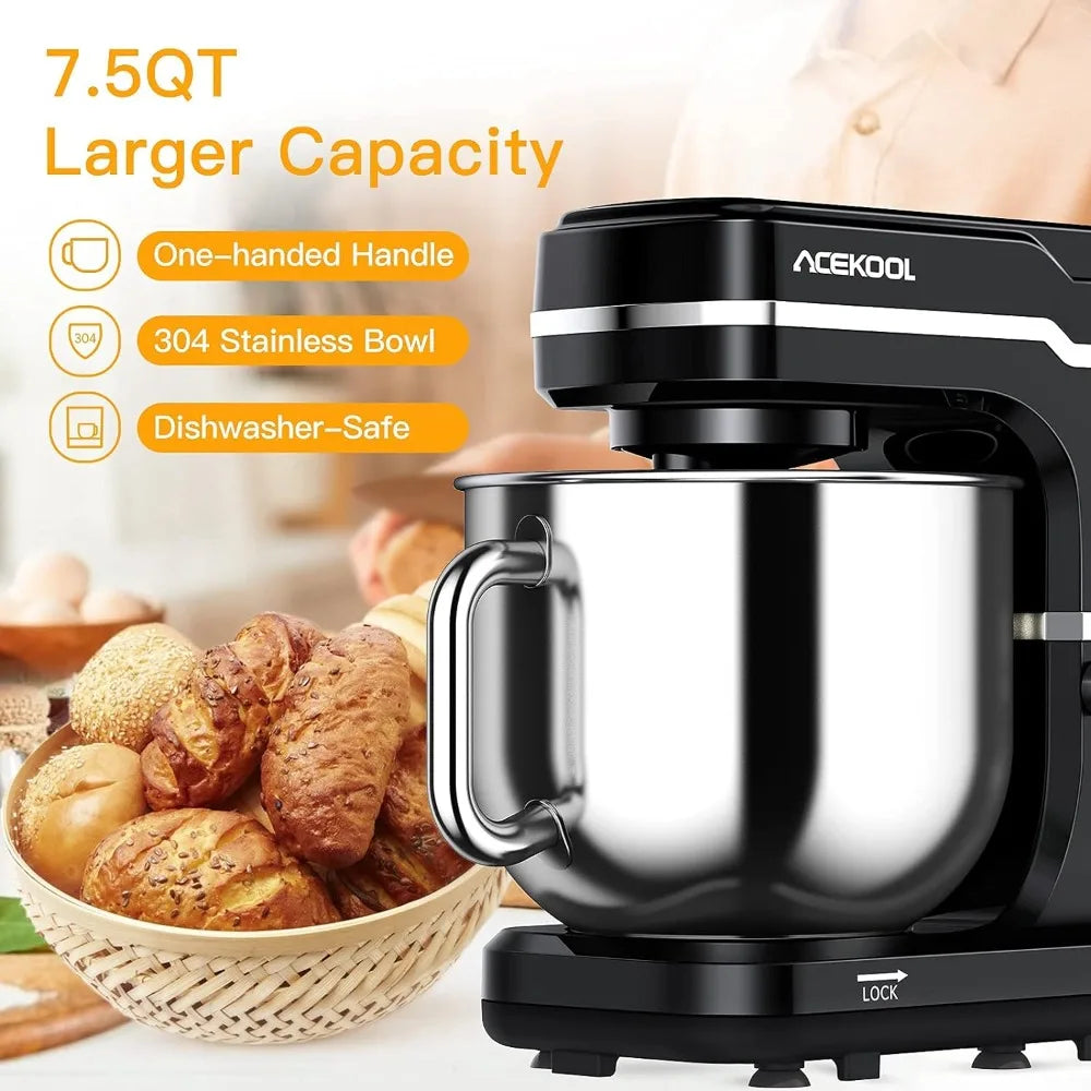 7.5QT Kitchen Electric Food Mixer 10-Speed