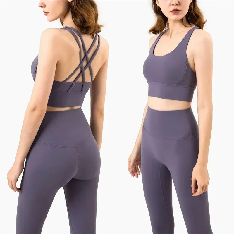 Sports Bra and Leggings Two Piece Sets