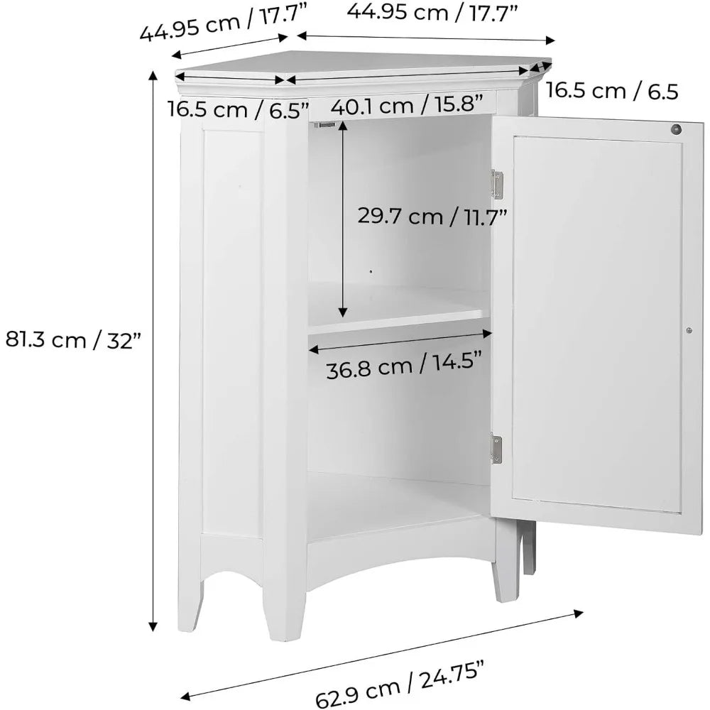 Corner Freestanding Floor Cabinet