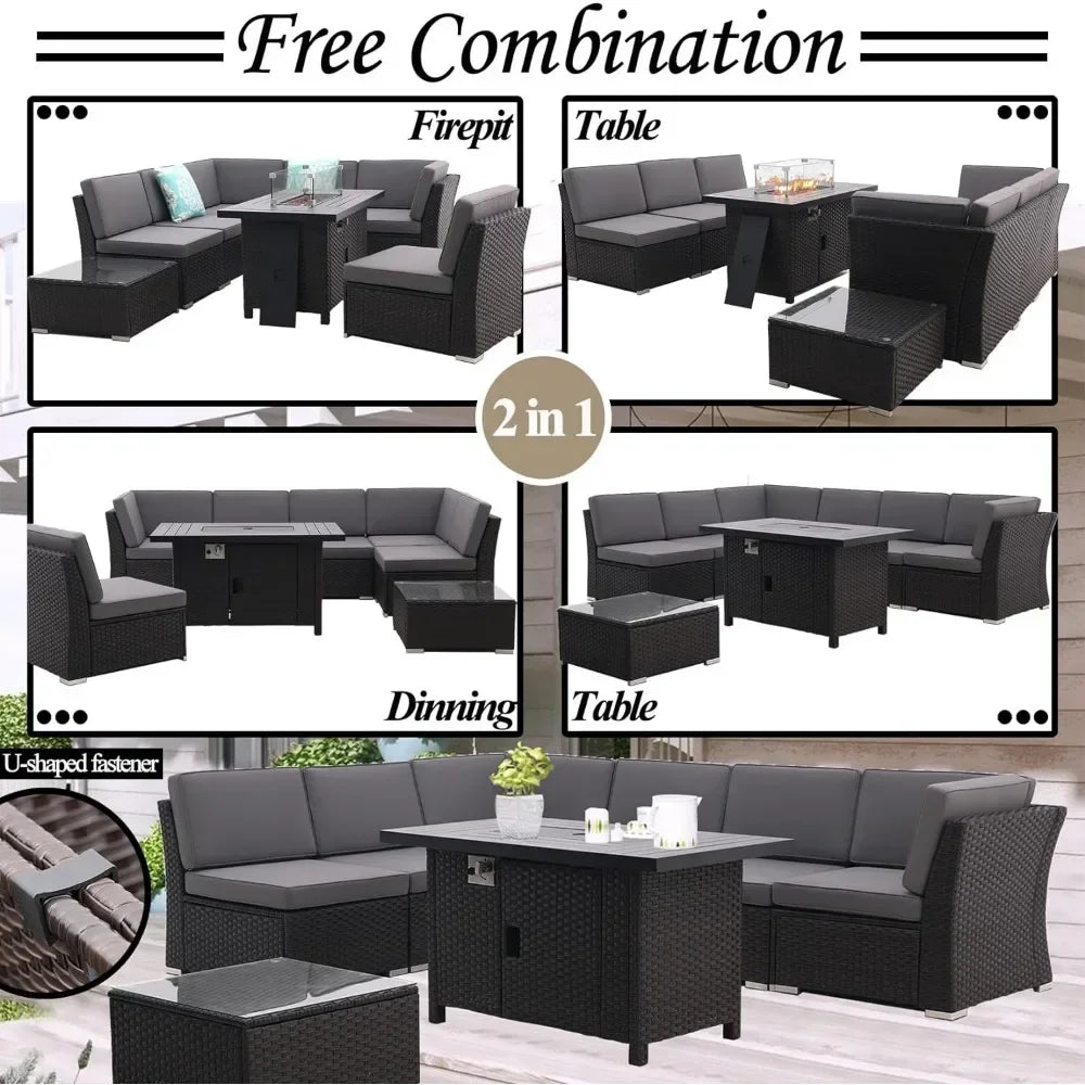 Patio Furniture Outdoor Set,