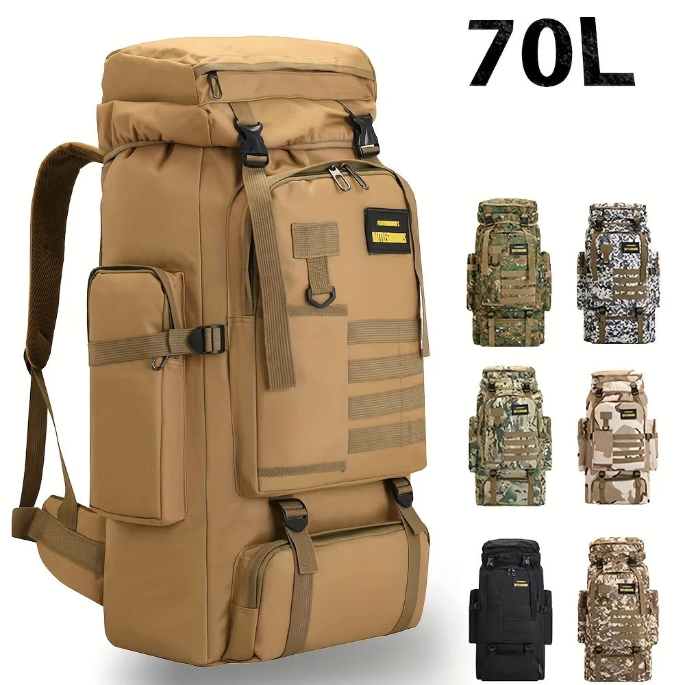 70L Camping Bag Backpack Mountaineering