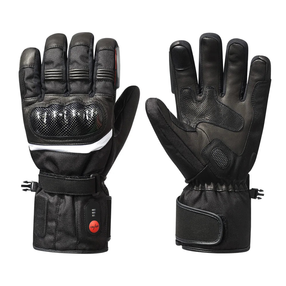 Snow Deer Electric Heated Gloves Winter Battery Heating Thermal Gloves Waterproof