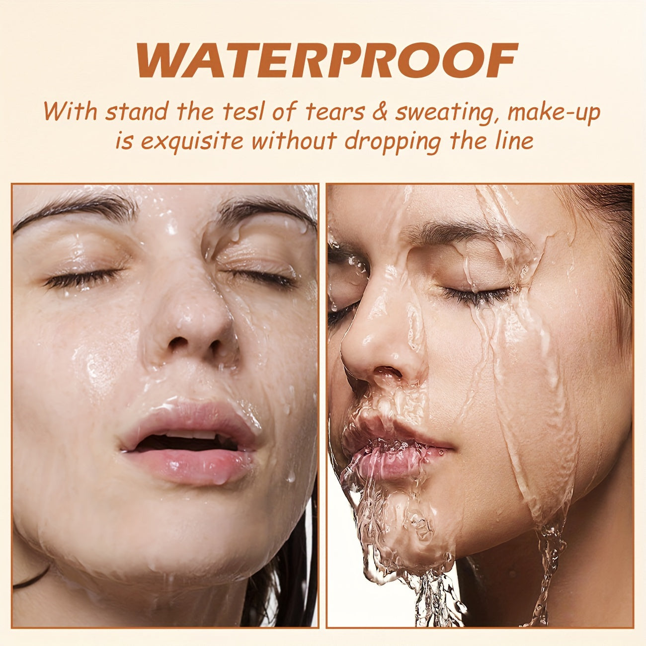 Waterproof Foundation Cream (for medium to dark skin)