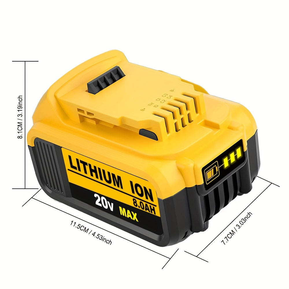 4 Packs Replacement For Dewalt 20v Battery