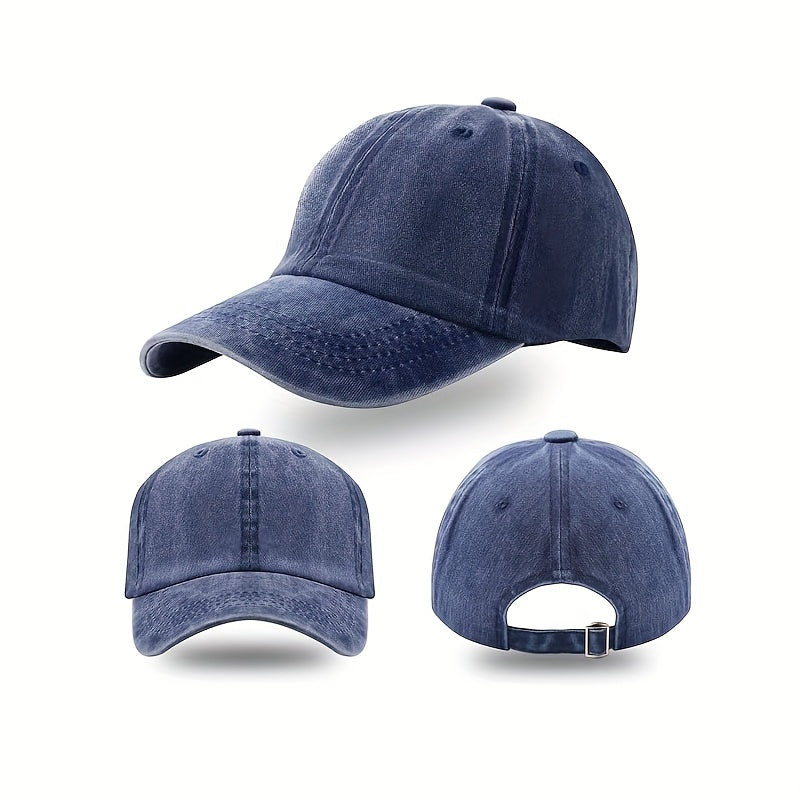 5 Pieces Unisex Cotton Vintage Baseball Cap